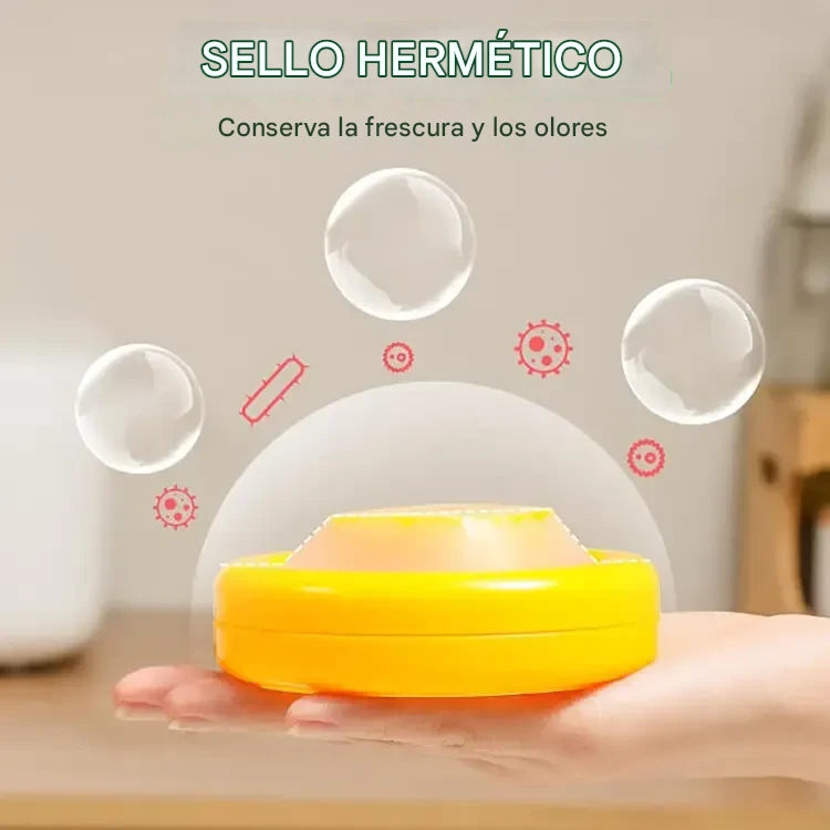Freshpod kid x 4 conservadores de silicona para frutas y verduras