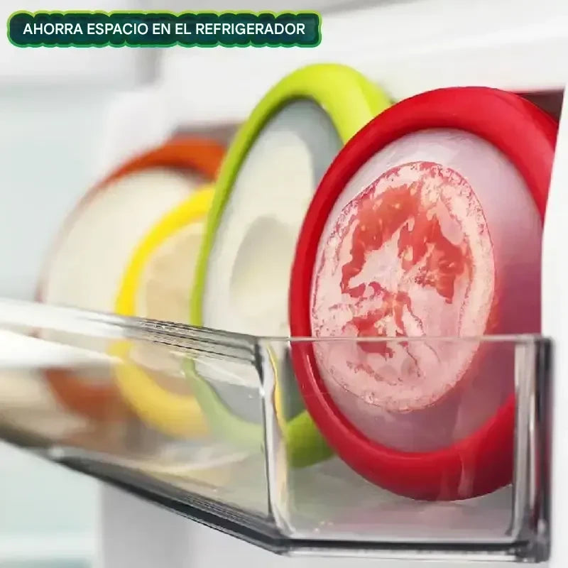 Freshpod kid x 4 conservadores de silicona para frutas y verduras
