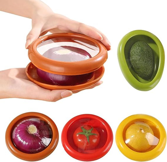 Freshpod kid x 4 conservadores de silicona para frutas y verduras