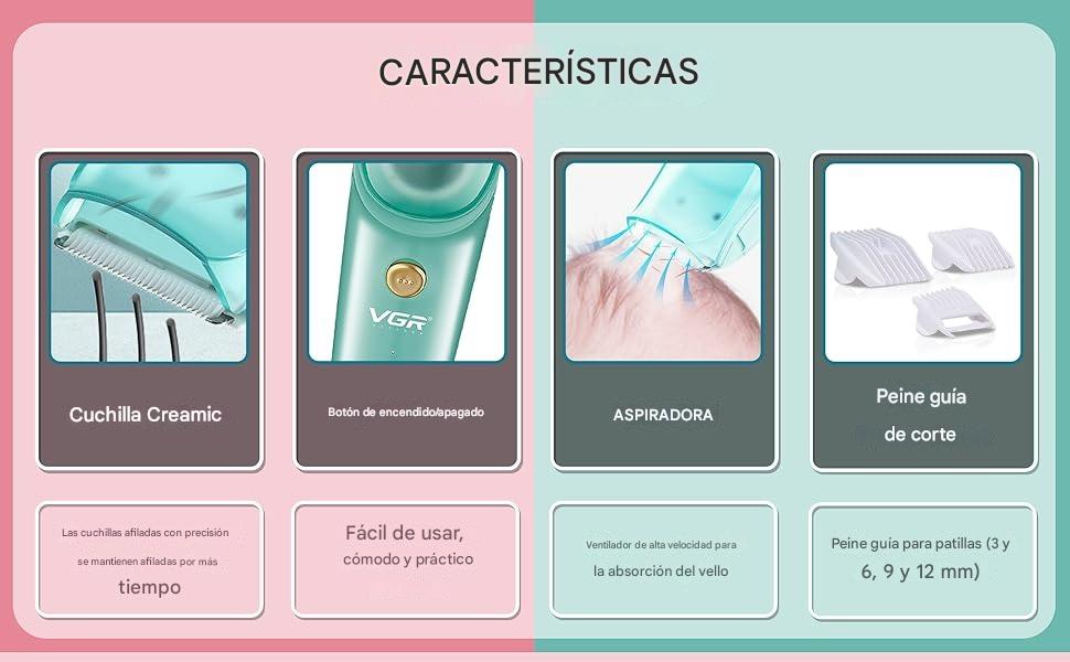 Pelukids cortadora de cabello ultra silenciosa para niños y bebés