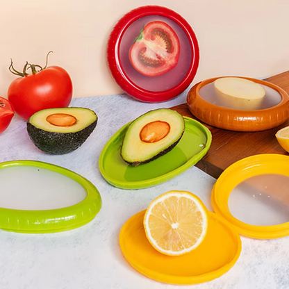 Freshpod kid x 4 conservadores de silicona para frutas y verduras