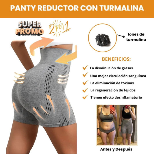 Fiber Repair panty reductor con turmalina 2 x 1