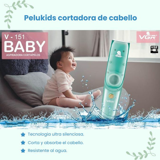Pelukids cortadora de cabello ultra silenciosa para niños y bebés
